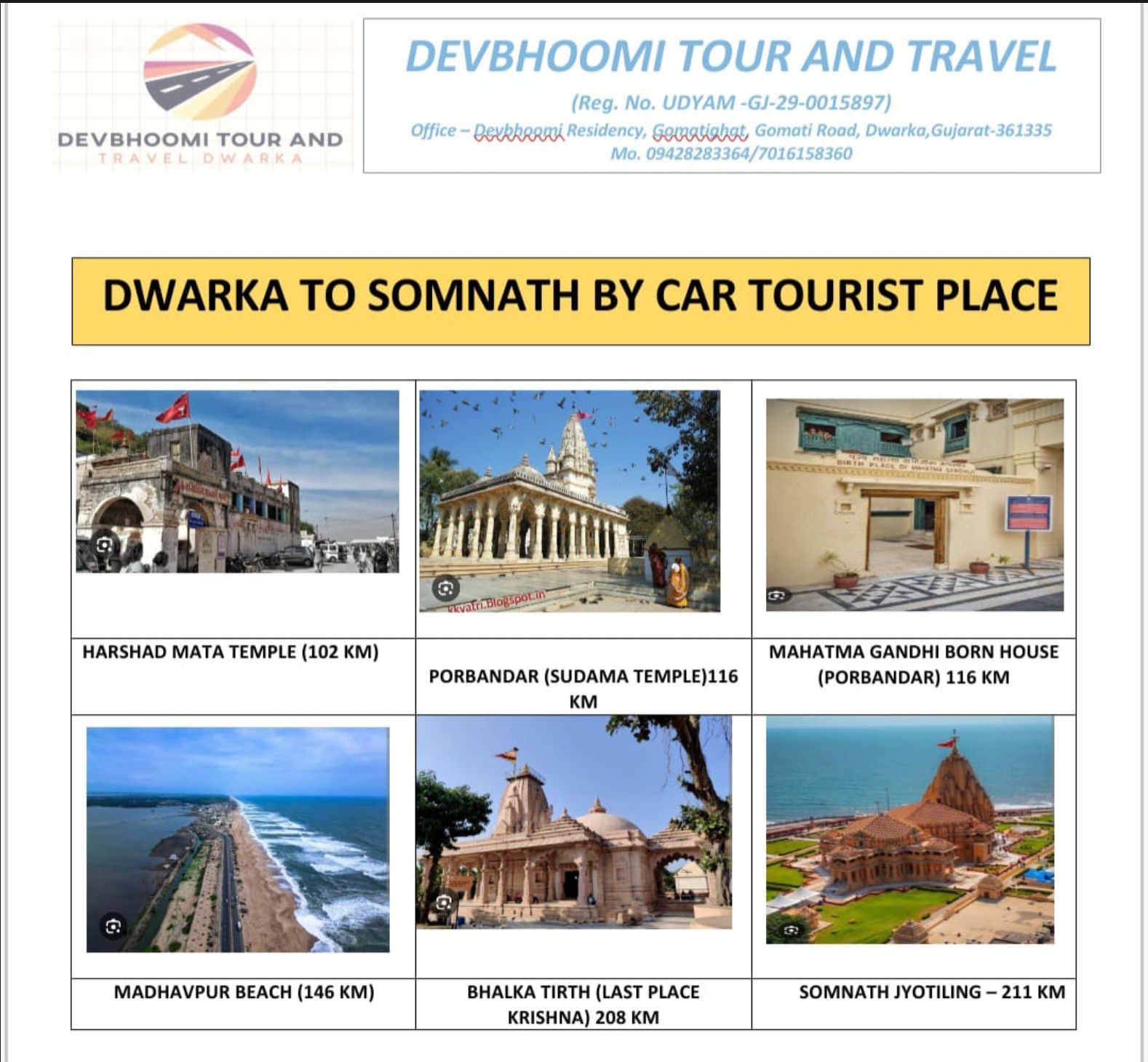 Dwarka to Somnath Tour
